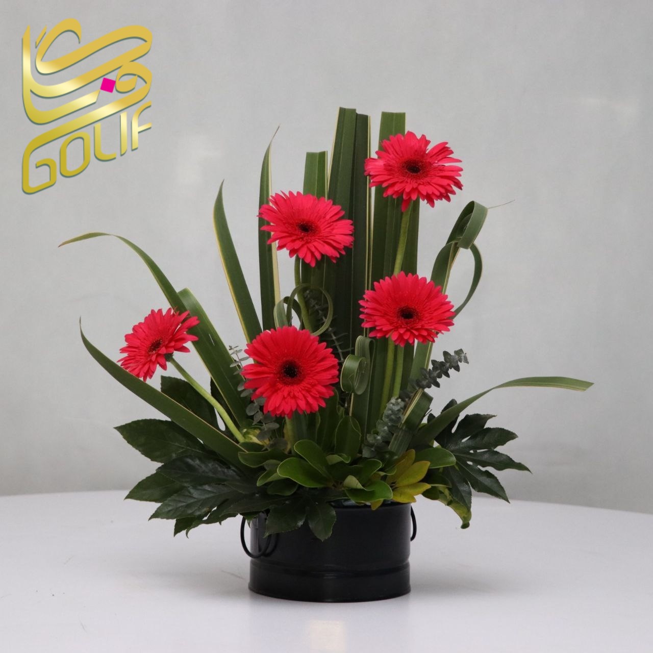 باکس گل تبریک هدیه عاشقانه تولد ارسال رایگان زیبا لاکچری ارسال فوری سریع گل فروشی آنلاین گل فروشی گلیف