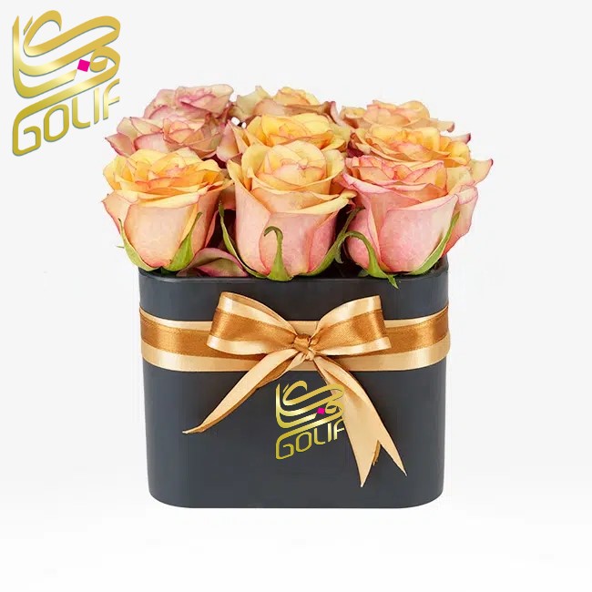 باکس گل تبریک هدیه عاشقانه تولد ارسال رایگان زیبا لاکچری ارسال فوری سریع گل فروشی آنلاین گل فروشی گلیف