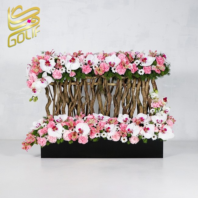 باکس گل تبریک هدیه عاشقانه تولد ارسال رایگان زیبا لاکچری ارسال فوری سریع گل فروشی آنلاین گل فروشی گلیف جعبه گل زیبا لاکچری آنترویم لیلیوم ارکیده