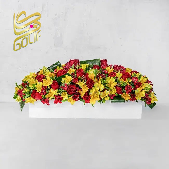 باکس گل تبریک هدیه عاشقانه تولد ارسال رایگان زیبا لاکچری ارسال فوری سریع گل فروشی آنلاین گل فروشی گلیف جعبه گل زیبا لاکچری آنترویم لیلیوم ارکیده